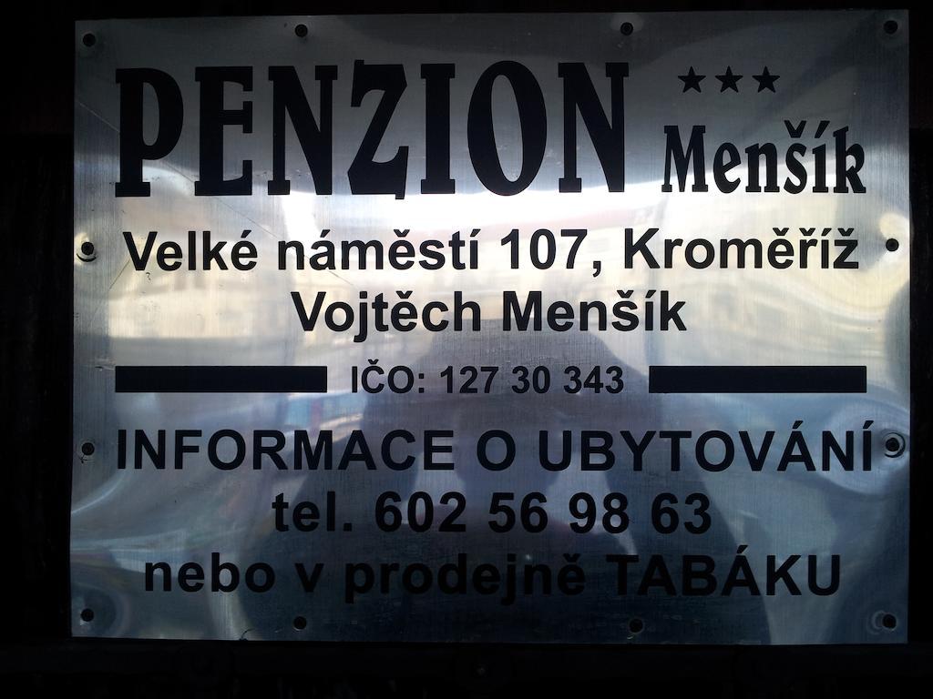 Penzion Mensik Kroměříž Buitenkant foto